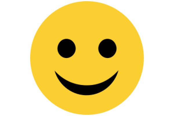 Emotional Icon: A Smiling Yellow Circle