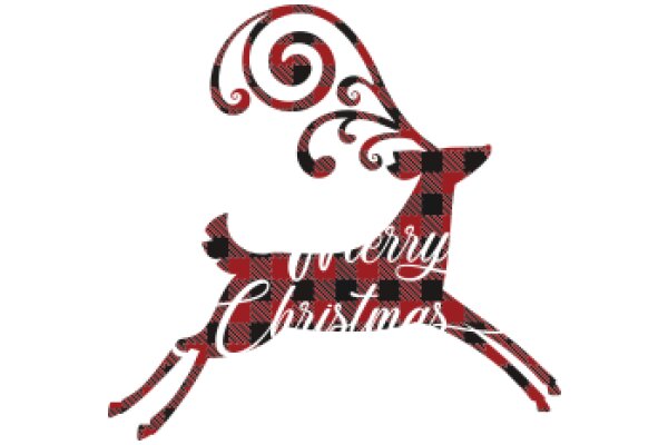 Merry Christmas: A Festive Deer Design