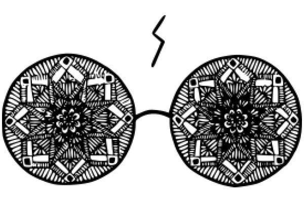 Stylized Eyeglasses with a Flower Design