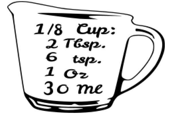 A Hand-Drawn Illustration of a Cup with a Message