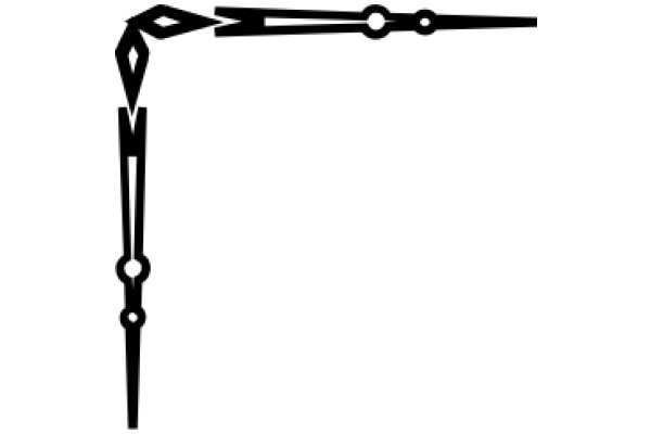 Stylized Black Metal Hook