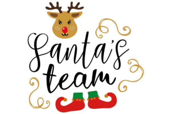 Santa's Team: A Festive Logo