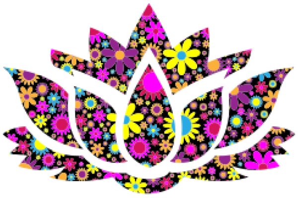 Vibrant Flower Pattern with a Colorful Design