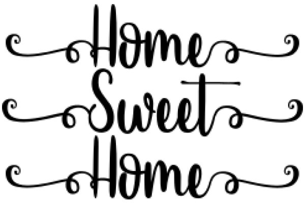 Elegant Home Sweet Home Signs