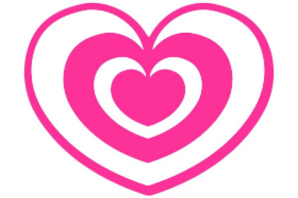 Vibrant Pink Heart Logo