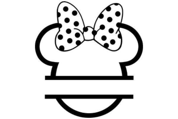 Stylish Bow with Polka Dots