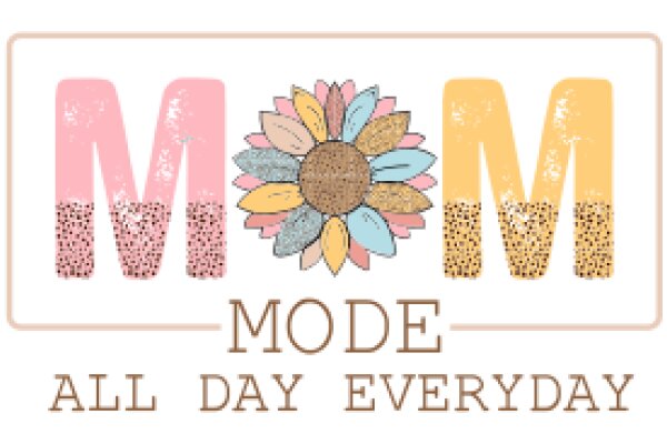 Celebrating Motherhood: A Graphic Design for a Mother's Day Card