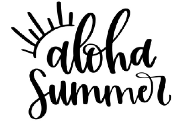 Aloha Summer: A Graphic Design of a Hawaiian Summer Greeting