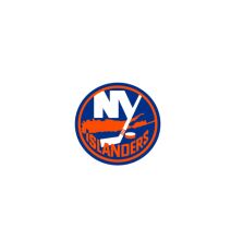 NY Islanders Logo on a White Background