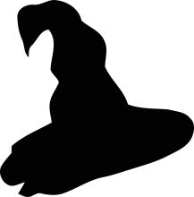 Silhouette of a Wizard's Hat