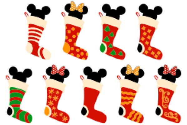 A Festive Collection of Disney-Themed Christmas Stockings