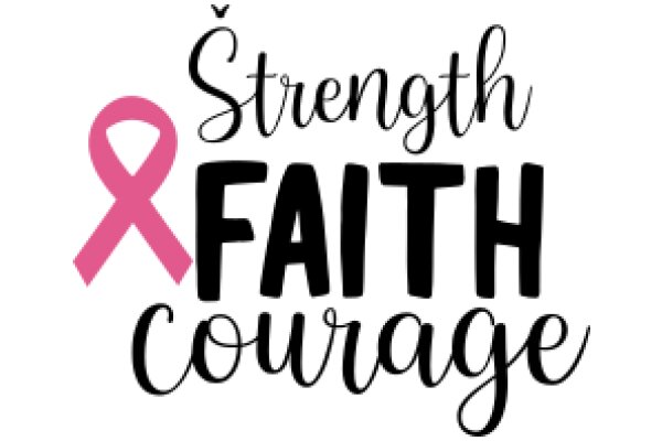 Strength, Faith, Courage: A Symbol of Resilience and Support