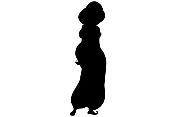 Silhouette of a Pregnant Woman