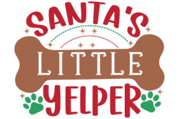 Santa's Little Yelper: A Festive Holiday Greeting