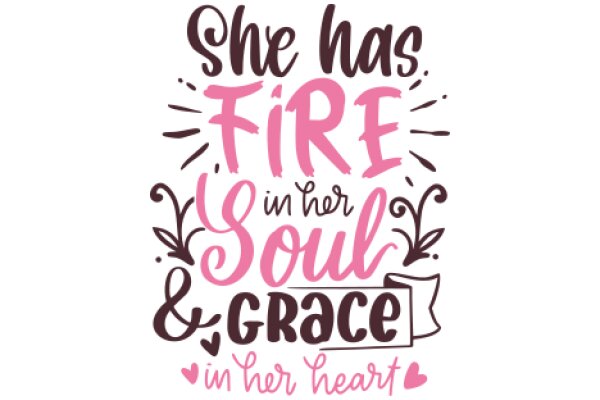 She Has Fire in Her Soul & Grace in Her Heart