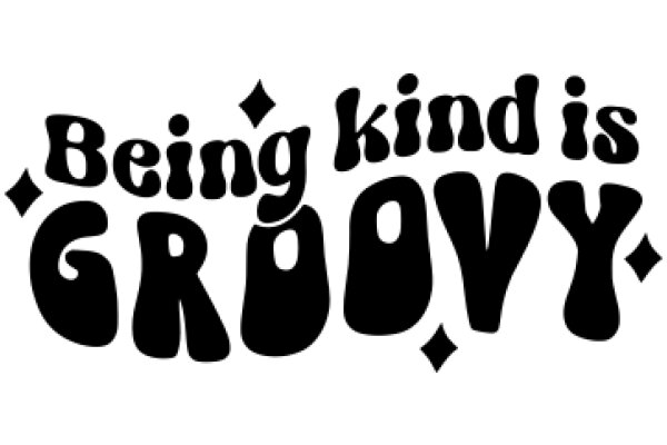 Being Kind is Groovy: A Playful Affirmation Poster