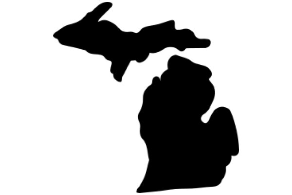 Silhouette of a Fish and a Human Head