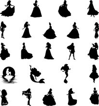 Silhouettes of Silhouettes: A Collection of Iconic Fashion Figures