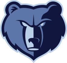 A Digital Artwork of a Blue and Black Bear Logo