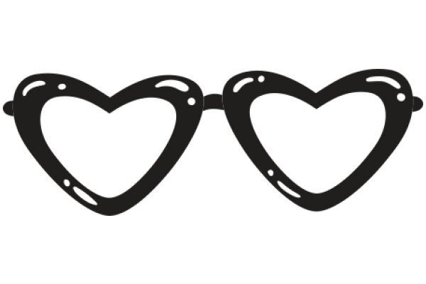 A Pair of Heart-Shaped Sunglasses