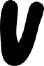 Simplistic Black and White Artwork: A Stylized Letter 'V'