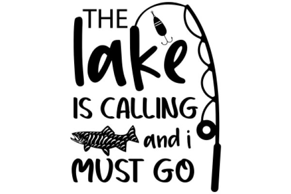 The Lake Is Calling and I Must Go: A Playful Take on Fishing