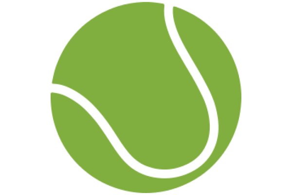 Vibrant Green Tennis Logo