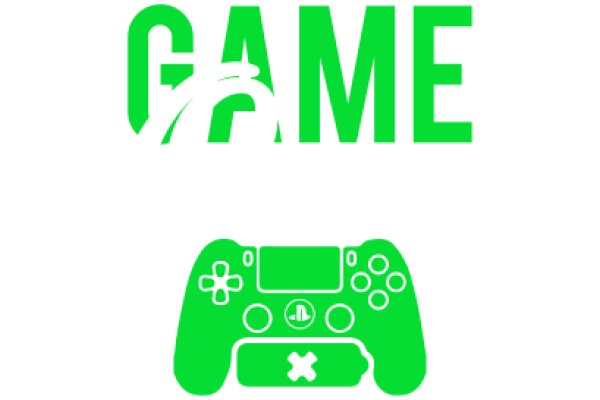 Game Controller Icon with the Word 'GAME' in a Stylized Font