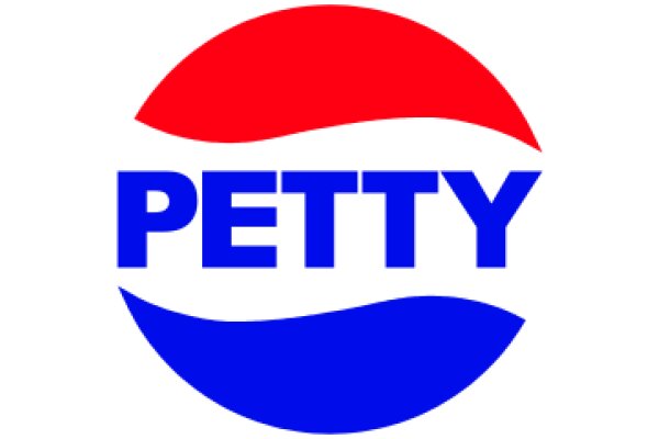 Vibrant Red and Blue PETTY Logo