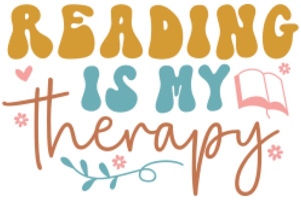 Reading is My Therapy: A Graphic Design Poster