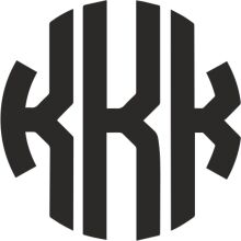 Stylized Black and White Logo