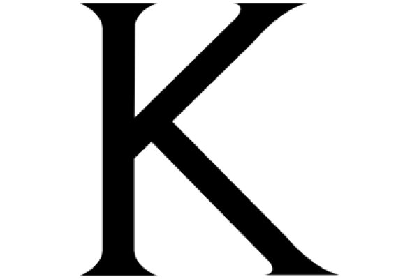 Simplicity in Design: A Letter 'K' in