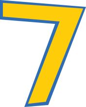 Vibrant Number Seven Logo