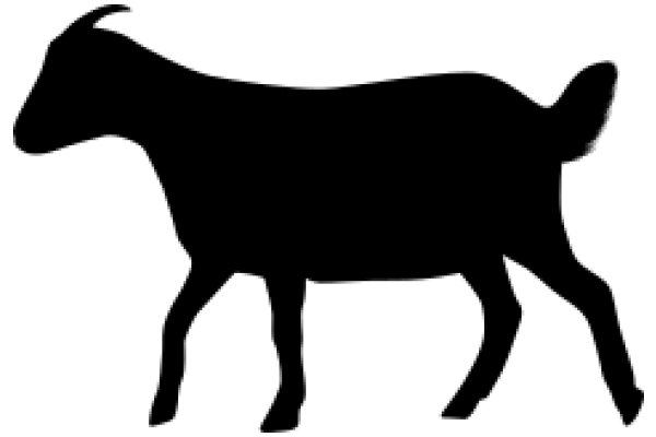 A Silhouette of a Goat: A Symbol of Strength and Agility