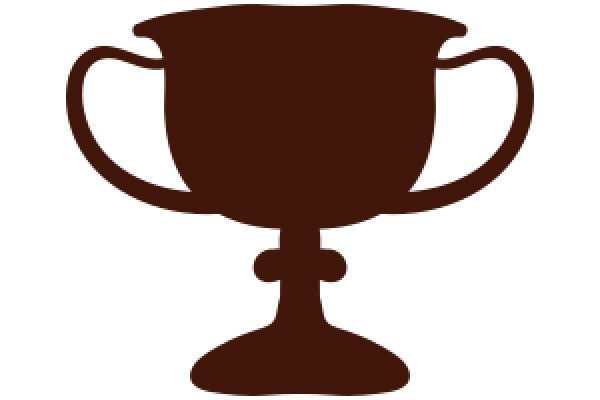 A Solid Brown Trophy Cup