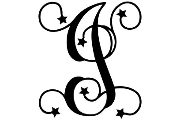 Stylized Monogram with Star Motif