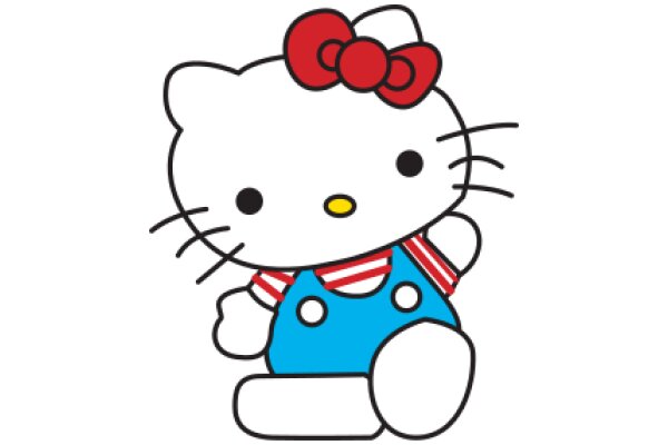 Hello Kitty: A Playful and Cute Cartoon Character