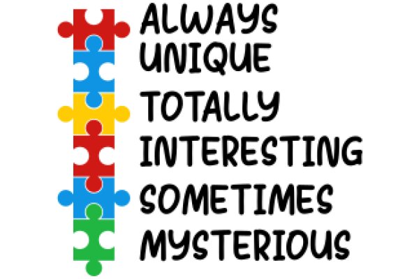 Always Unique, Totally Interesting, Sometimes Mysterious: A Puzzle of Life