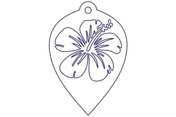 Stylized Flower Pendant with a Purposeful Design