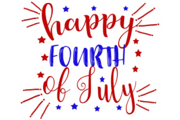 Celebrate the Fourth of July with a festive message!