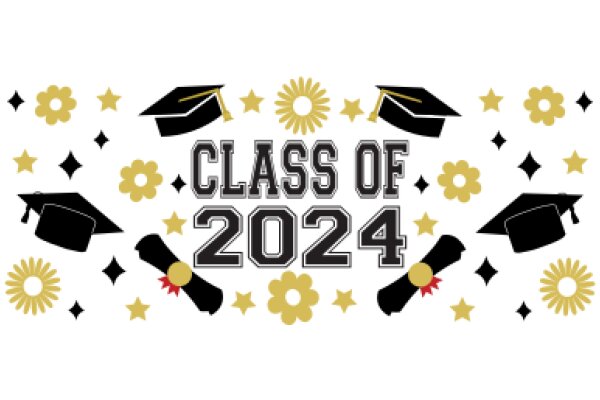 Celebrating Class of 2024: A Graphic Design for Graduation Invitations