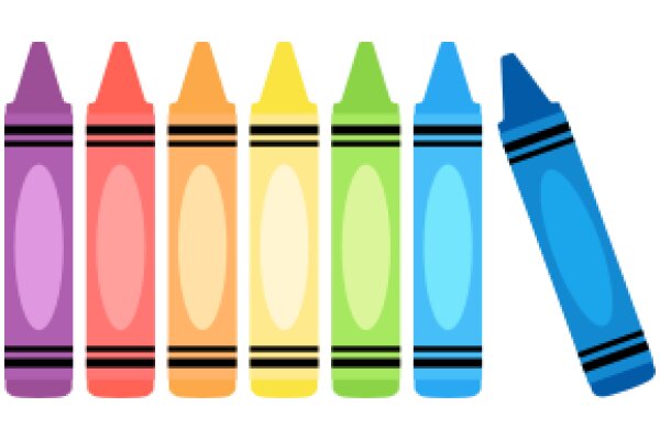 A Rainbow of Crayons: A Visual Guide to the Spectrum of Creativity