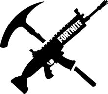 Fortnite Gaming Accessory: A Crossover of a Pickaxe and a Gun