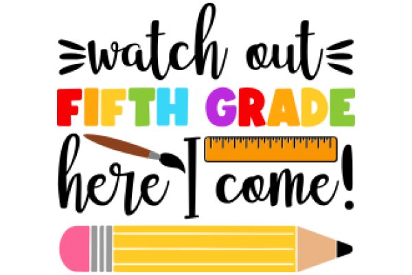 Celebrating Fifth Grade: A Graphic Design for a School Event