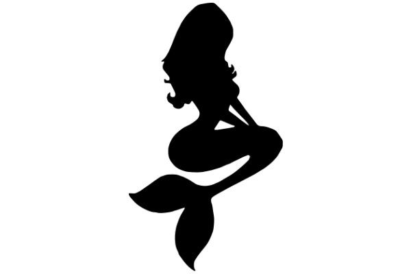 Silhouette of a Mermaid