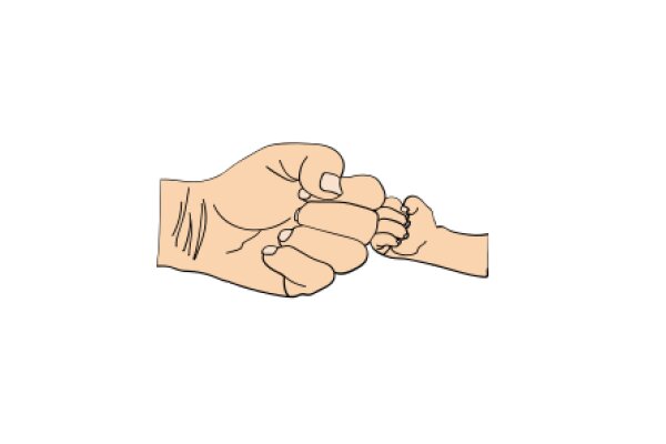 A Gentle Touch: A Handshake Between Two Hands