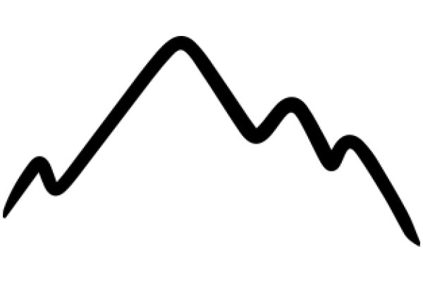 Simplistic Graphic of a Mountain Peak