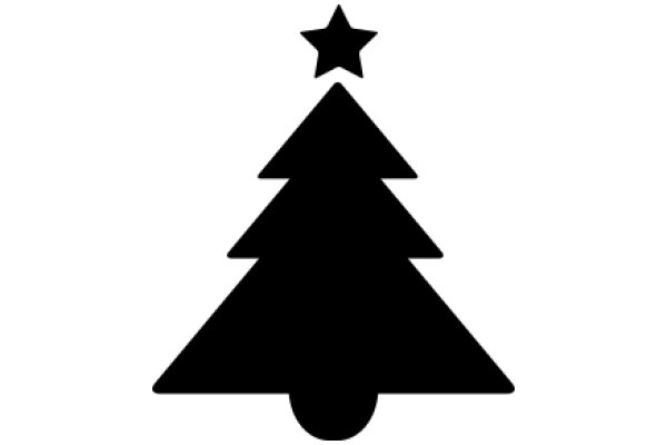 Simplified Christmas Tree Icon