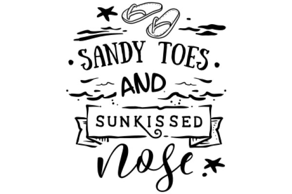 Sandy Toes and Sun-Kissed Nose: A Beach-Inspired Quote