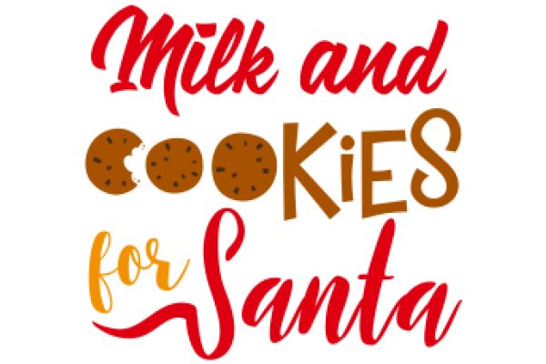 Milk and Cookies for Santa: A Festive Holiday Greeting